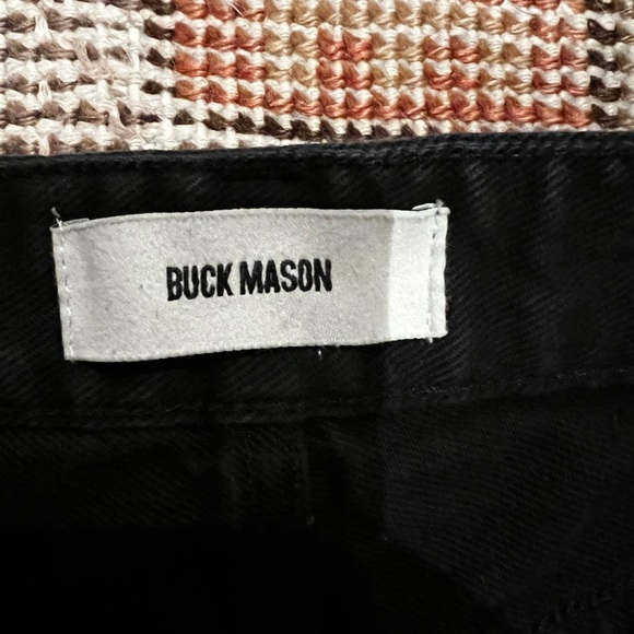 Buck Mason Black Straight Leg Jeans - Picture 5 of 6
